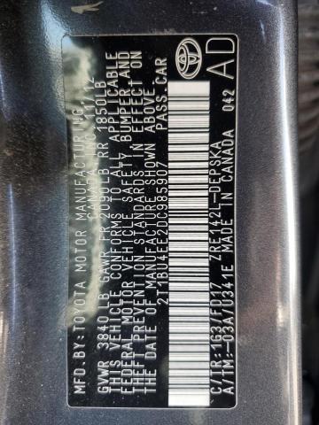 2T1BU4EE2DC985907 - 2013 TOYOTA COROLLA BASE Boz foto 13