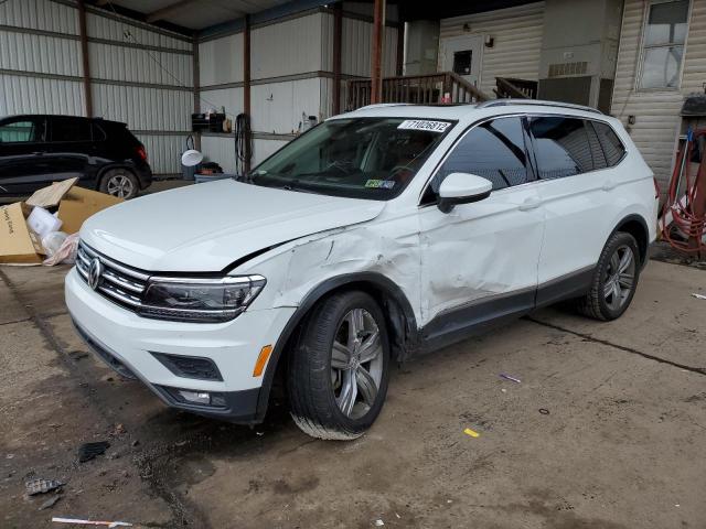 3VV4B7AX5KM019256 - 2019 VOLKSWAGEN TIGUAN SEL PREMIUM WHITE photo 1