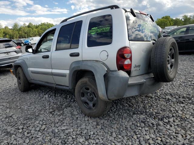 1J4GL48K75W695126 - 2005 JEEP LIBERTY SPORT SILVER photo 2
