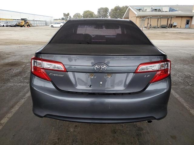 4T4BF1FK9CR259073 - 2012 TOYOTA CAMRY BASE GRAY photo 6