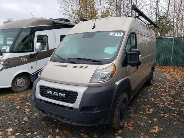 3C6MRVJG8NE117900 - 2022 RAM PROMASTER 3500 HIGH TAN photo 2