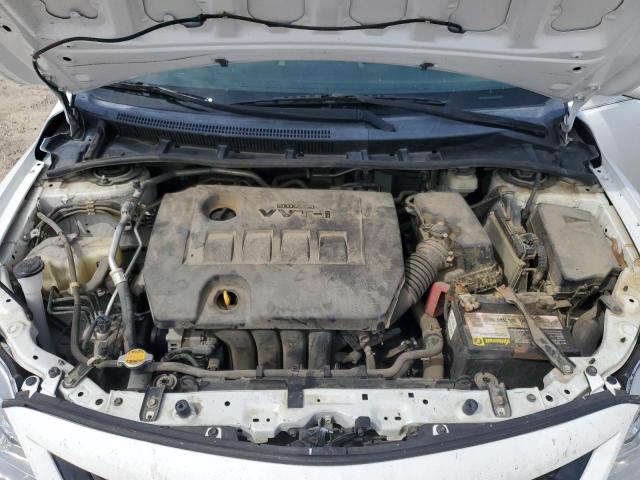 5YFBU4EE8DP141760 - 2013 TOYOTA COROLLA BASE WHITE photo 11