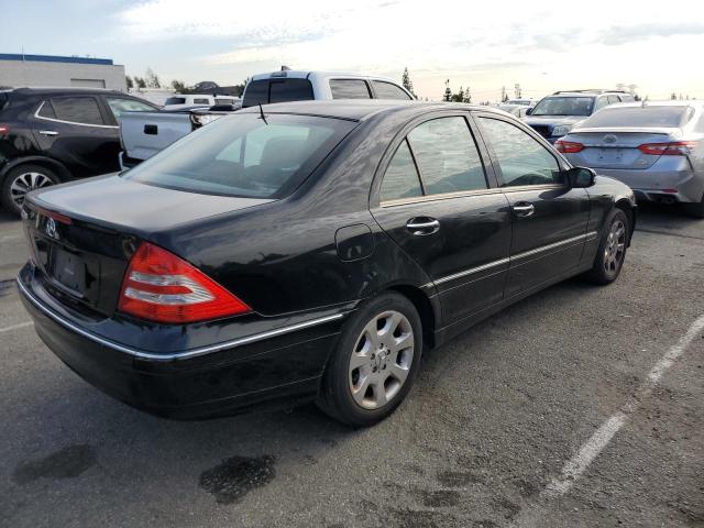 WDBRF54H56A845561 - 2006 MERCEDES-BENZ C 280 BLACK photo 3