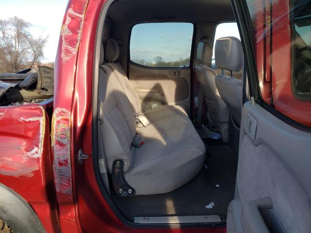 5TEHN72N11Z777570 - 2001 TOYOTA TACOMA DOUBLE CAB RED photo 10