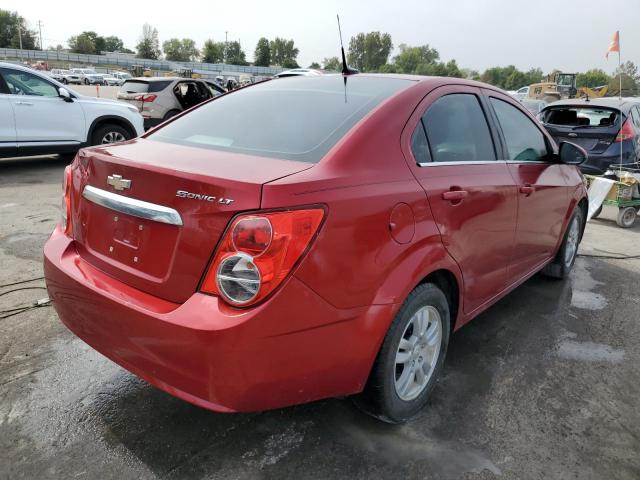 1G1JC5SH5E4188793 - 2014 CHEVROLET SONIC LT RED photo 3