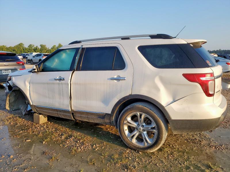 1FM5K8F80EGB57081 - 2014 FORD EXPLORER LIMITED WHITE photo 2