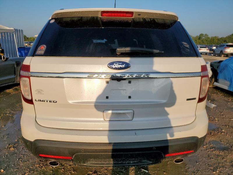 1FM5K8F80EGB57081 - 2014 FORD EXPLORER LIMITED WHITE photo 6