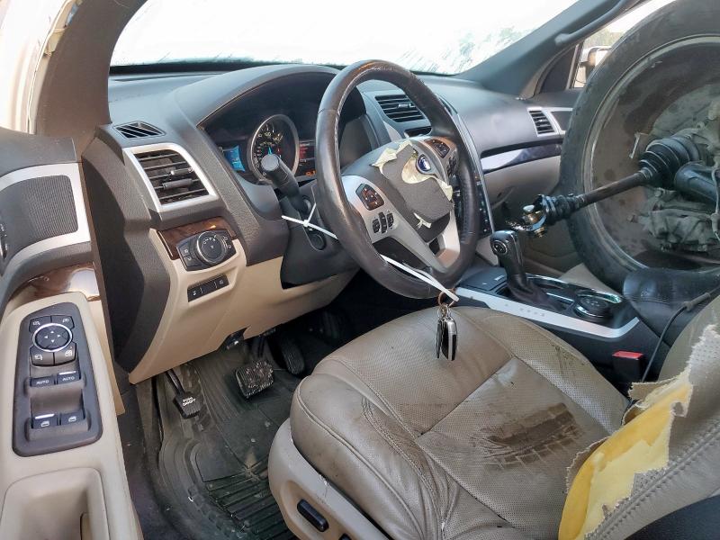 1FM5K8F80EGB57081 - 2014 FORD EXPLORER LIMITED WHITE photo 8