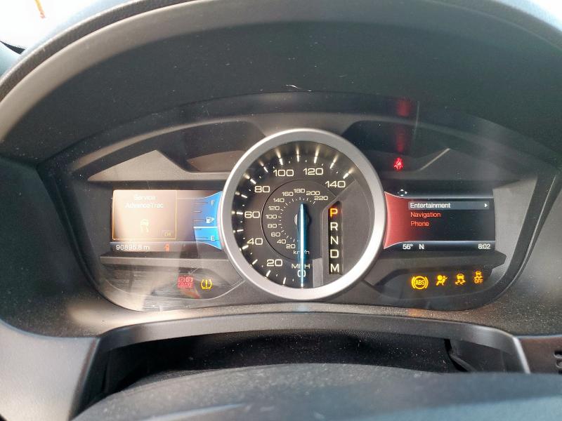 1FM5K8F80EGB57081 - 2014 FORD EXPLORER LIMITED WHITE photo 9