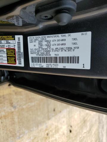 5TFNA5DBXPX094188 - 2023 TOYOTA TUNDRA CREWMAX PLATINUM გრაფიტი ფოტო 12