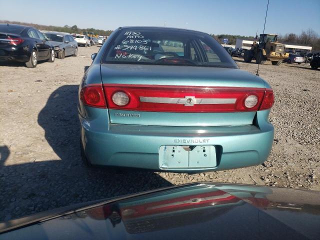 1G1JC52F547344861 - 2004 CHEVROLET CAVALIER TEAL photo 6