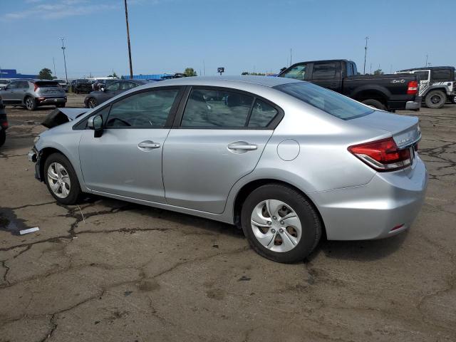 2HGFB2F59EH547579 - 2014 HONDA CIVIC LX SILVER photo 2