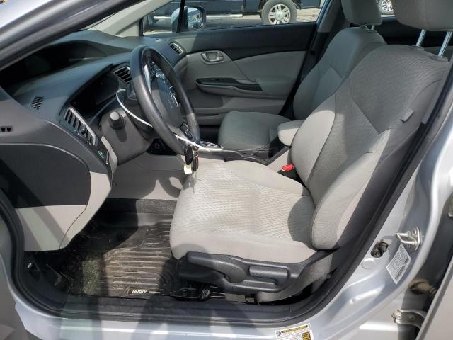 2HGFB2F59EH547579 - 2014 HONDA CIVIC LX SILVER photo 7