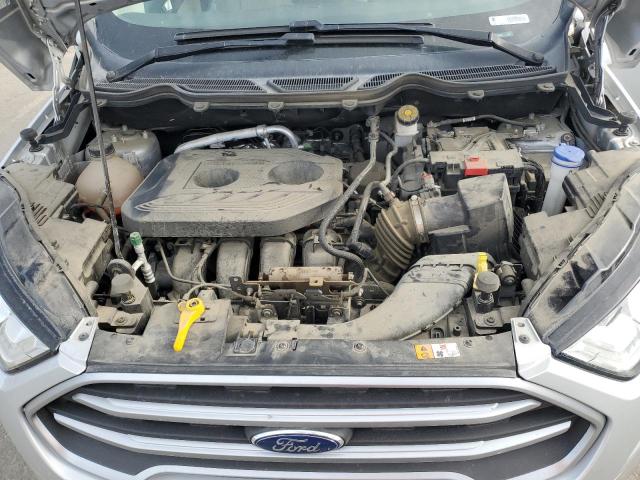 MAJ6P1UL4JC222627 - 2018 FORD ECOSPORT SE SILVER photo 11