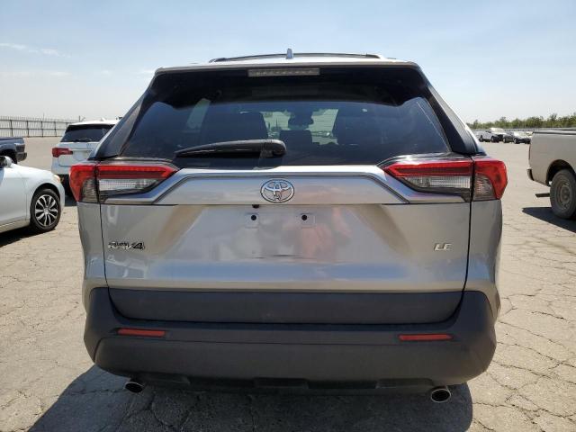 2T3K1RFVXLC046045 - 2020 TOYOTA RAV4 LE SILVER photo 6