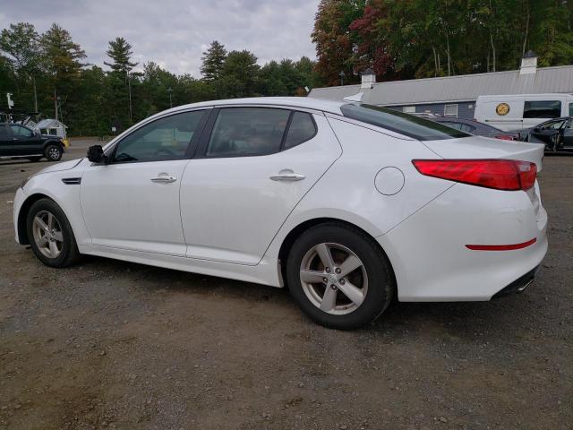 5XXGM4A79FG437167 - 2015 KIA OPTIMA LX WHITE photo 2