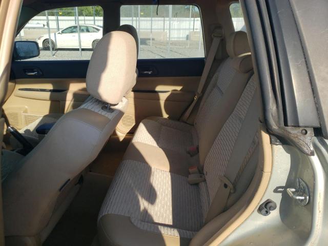 JF1SG65615H706042 - 2005 SUBARU FORESTER 2.5XS Жасыл фото 10