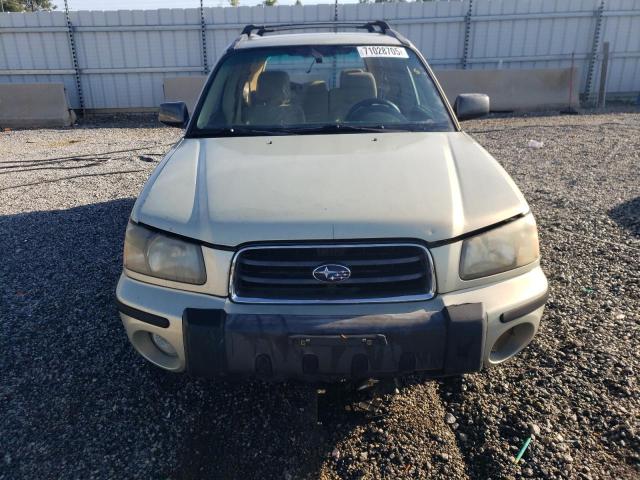 JF1SG65615H706042 - 2005 SUBARU FORESTER 2.5XS Жасыл фото 5