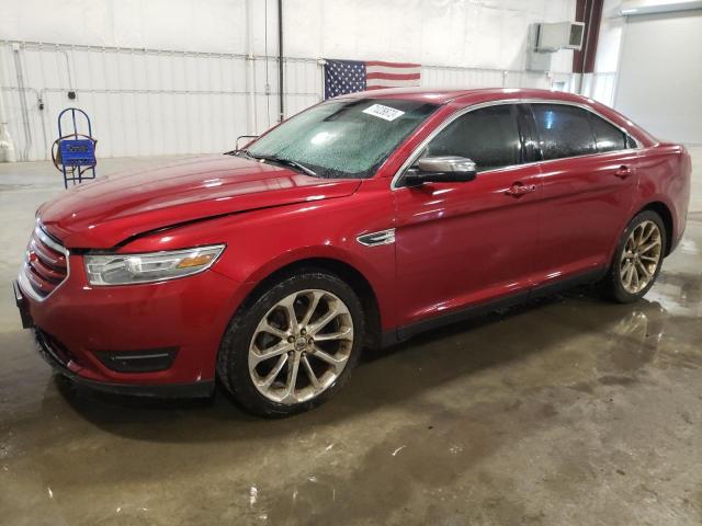 1FAHP2F87EG154765 - 2014 FORD TAURUS LIMITED RED photo 1