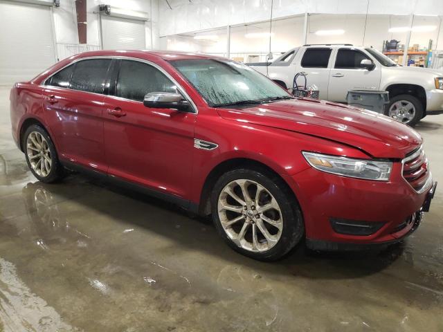 1FAHP2F87EG154765 - 2014 FORD TAURUS LIMITED RED photo 4