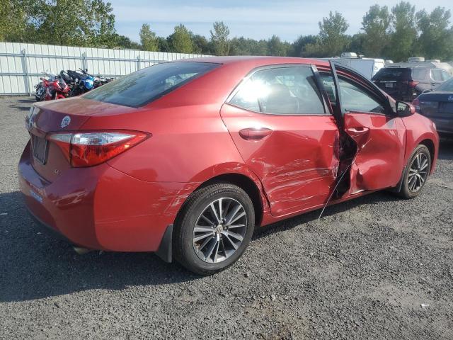 2T1BURHE5GC640285 - 2016 TOYOTA COROLLA L RED photo 3