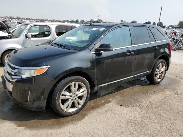 2FMDK3KC2DBC91332 - 2013 FORD EDGE LIMITED BLACK photo 1