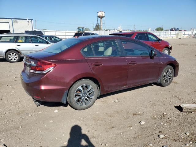 19XFB2F96DE058293 - 2013 HONDA CIVIC EXL MAROON photo 3