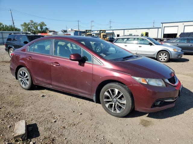 19XFB2F96DE058293 - 2013 HONDA CIVIC EXL MAROON photo 4