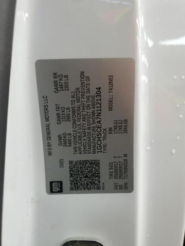 1GCHSCEA7N1121304 - 2022 CHEVROLET COLORADO LT WHITE photo 12