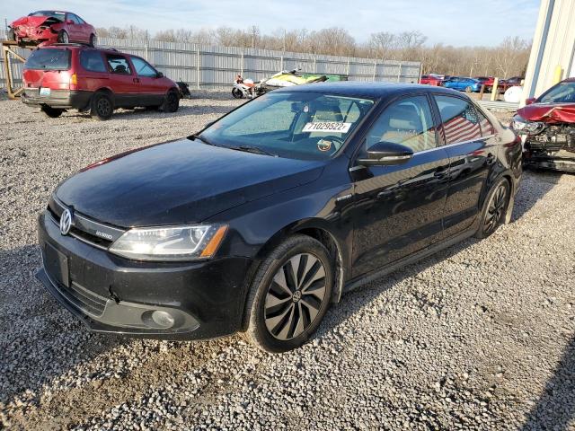 3VW637AJ5DM225189 - 2013 VOLKSWAGEN JETTA HYBRID BLACK photo 1