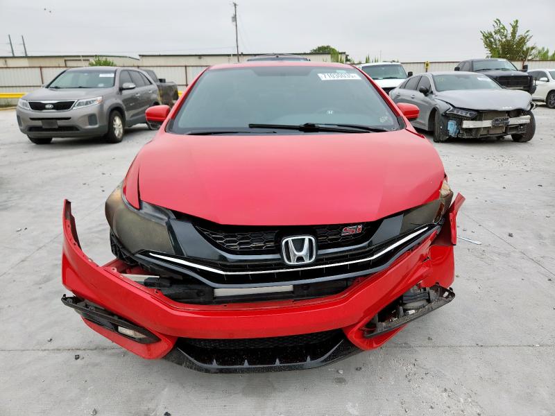 2HGFG4A55FH706006 - 2015 HONDA CIVIC SI RED photo 5