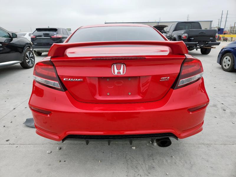 2HGFG4A55FH706006 - 2015 HONDA CIVIC SI RED photo 6
