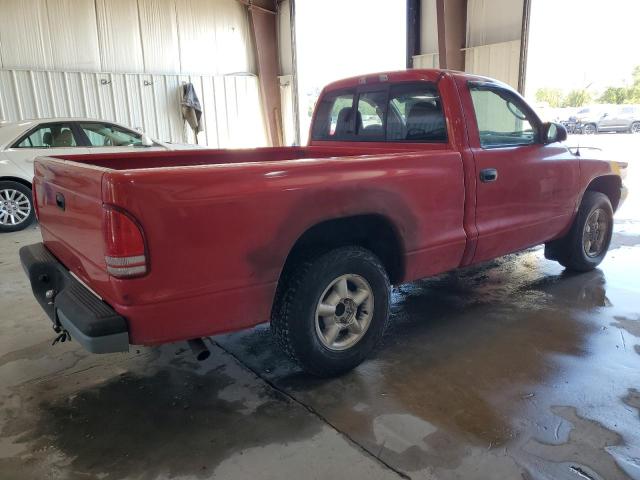 1B7FL36X72S545739 - 2002 DODGE DAKOTA SPORT წითელი ფოტო 3