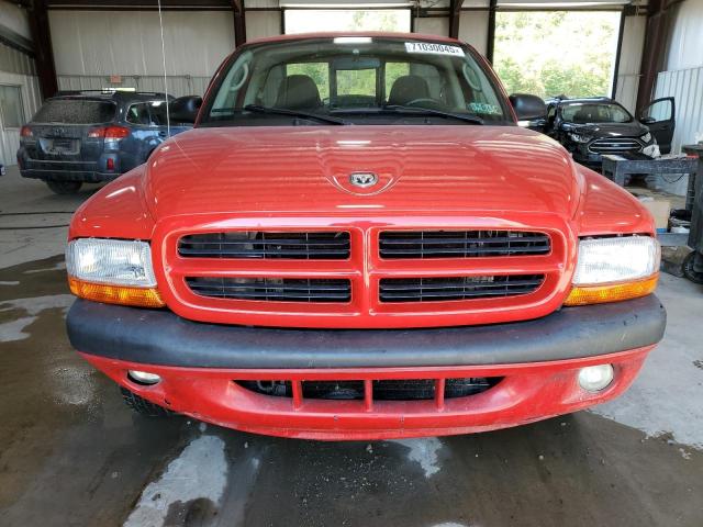 1B7FL36X72S545739 - 2002 DODGE DAKOTA SPORT წითელი ფოტო 5
