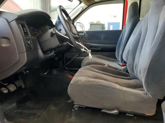 1B7FL36X72S545739 - 2002 DODGE DAKOTA SPORT წითელი ფოტო 7