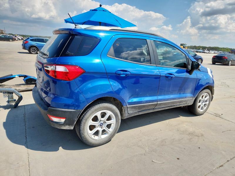 MAJ3S2GE5KC295611 - 2019 FORD ECOSPORT SE Mavi fotoğraf 3