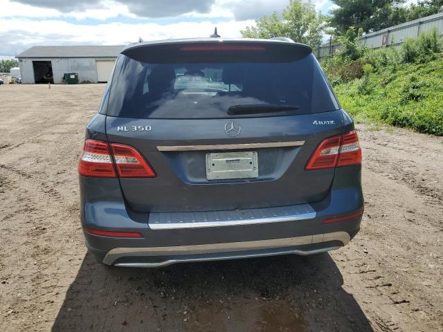 4JGDA5HB1CA008734 - 2012 MERCEDES-BENZ ML 350 4MATIC GRAY photo 6
