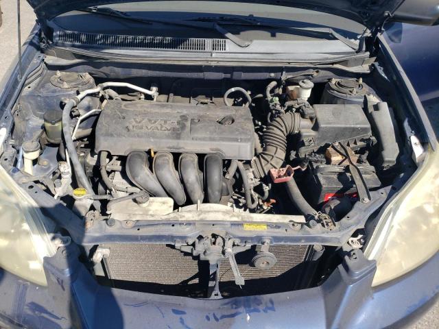 2T1KR32E55C321828 - 2005 TOYOTA COROLLA MA XR BLUE photo 11