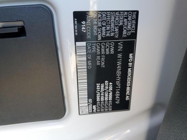 W1W4NBHY6PT148479 - 2023 MERCEDES-BENZ SPRINTER 2500 WHITE photo 14