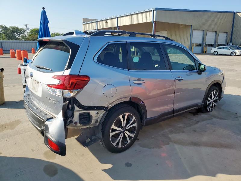 JF2SKAUCXKH590551 - 2019 SUBARU FORESTER LIMITED ვერცხლისფერი ფოტო 3