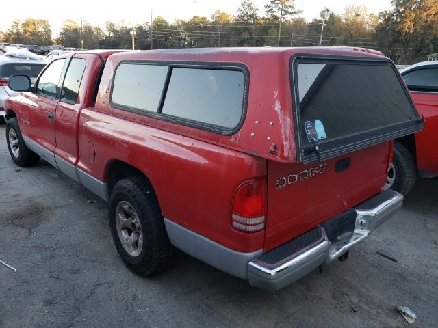 1B7GL22X5WS553946 - 1998 DODGE DAKOTA RED photo 2