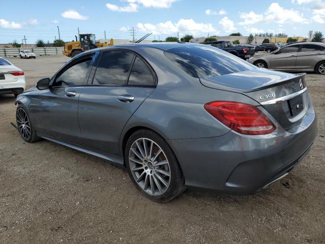 55SWF4JB9JU251567 - 2018 MERCEDES-BENZ C 300 GRAY photo 2