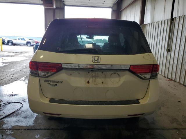 5FNRL5H60EB112388 - 2014 HONDA ODYSSEY EXL WHITE photo 6