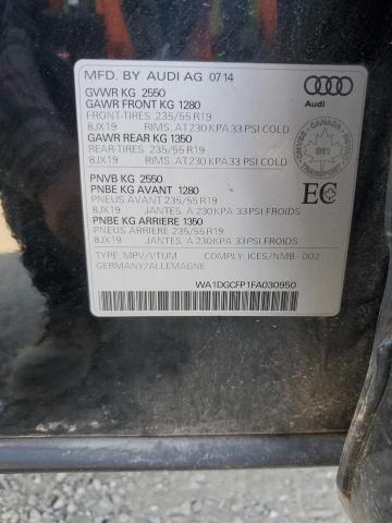 WA1DGCFP1FA030950 - 2015 AUDI Q5 PREMIUM PLUS BLACK photo 13