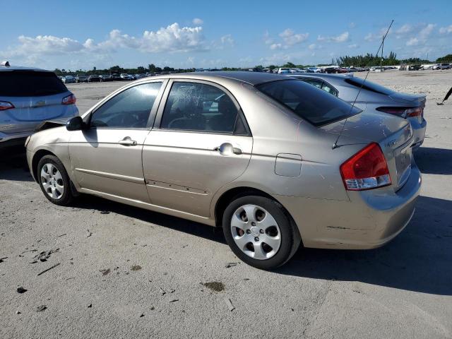 KNAFE221895598851 - 2009 KIA SPECTRA EX BEIGE photo 2