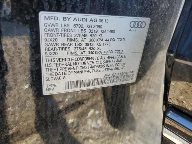 WA1LGAFE6ED001746 - 2014 AUDI Q7 PREMIUM PLUS 黑色 照片 13