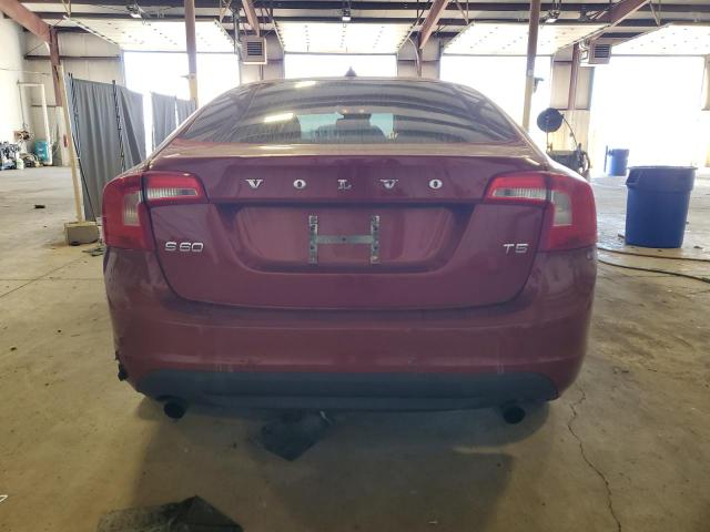 YV1622FS0C2038114 - 2012 VOLVO S60 T5 MAROON photo 6
