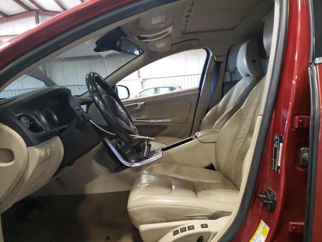 YV1622FS0C2038114 - 2012 VOLVO S60 T5 MAROON photo 7