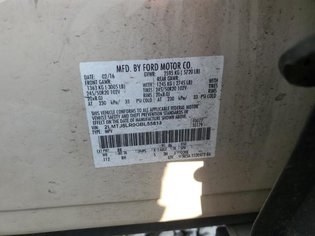 2LMTJ8LR0GBL55813 - 2016 LINCOLN MKX RESERVE 米色 照片 13