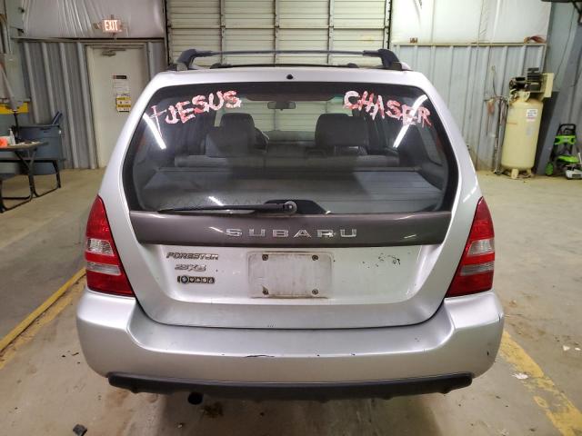 JF1SG65665H716226 - 2005 SUBARU FORESTER 2.5XS Արծաթագույն լուսանկար 6
